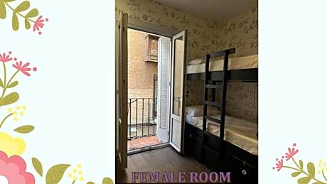 Bed in 4-Bed Female Dormitory Room