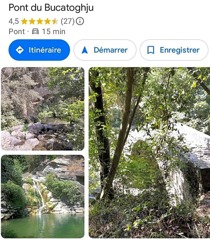 Chambres d'hôte A Caserella, Maison de village rénovée avec vue sur mer