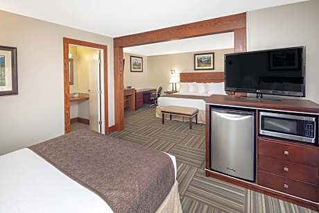 Studio Suite with One King Bed, One Queen Bed & One Sofa Bed - Non-Smoking - Ground Floor