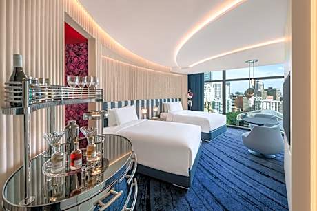 Standard Room, Guest Room, 2 Double, City view