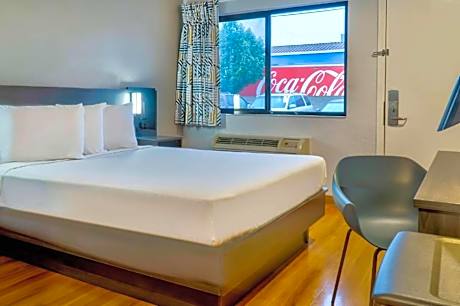 1 Full Bed | ADA/RI Shower/Mini Fridge