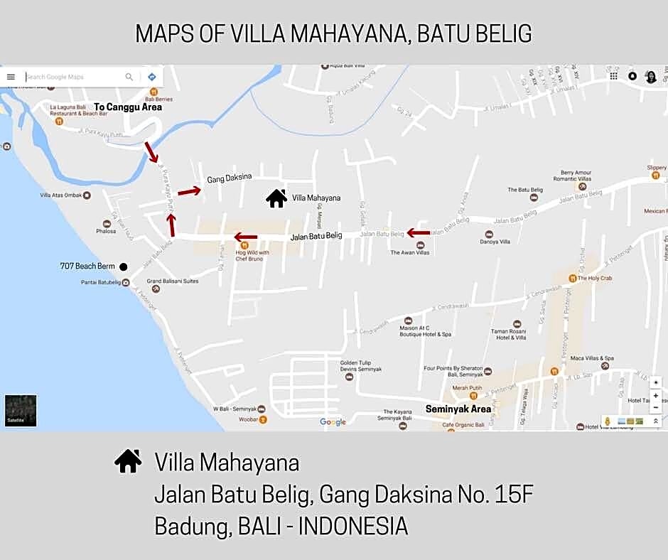 MAHAYANA 3BR -7min Beach Access & 10min to CANGGU