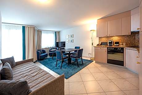 Studio with terrace, bath with tub, non-renovated