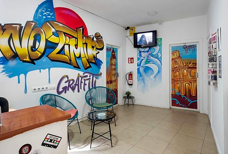 No Limit Hostel Graffiti