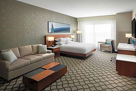 Studio, Studio Suite, 1 King, Sofa bed, Courtyard view