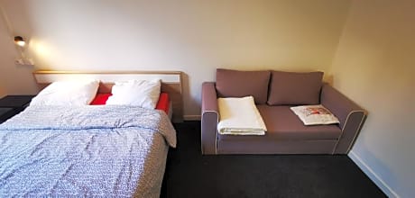 Family Room with Shared Bathroom
