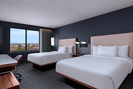Queen Room with Two Queen Beds and Adapted Tub - Mobility and Hearing Accessible