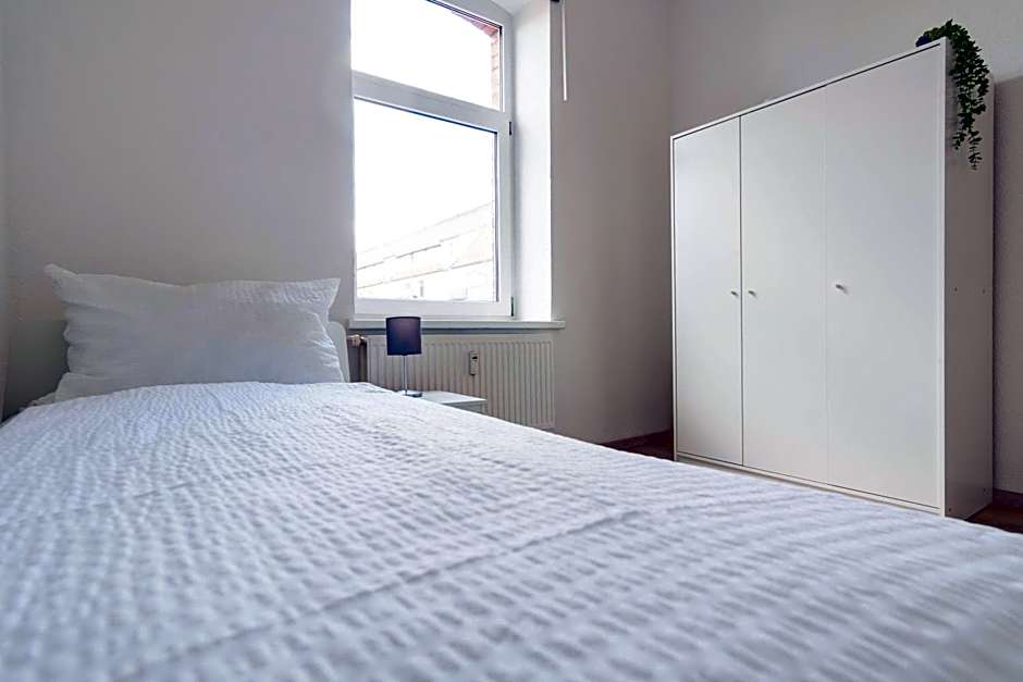 Komfortable Monteursunterkunft: 4-Zimmer-Wohnung mit getrennten Betten