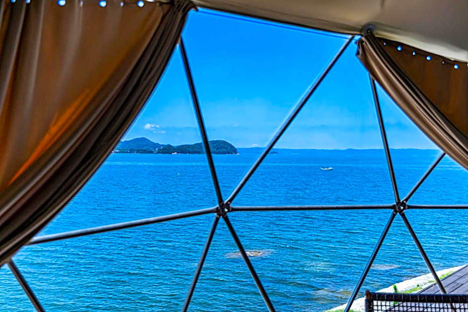 ITOSHIMA SDGs Village Chikyu MIRAI -海の大パノラマ-全室オーシャンビューのドームテント