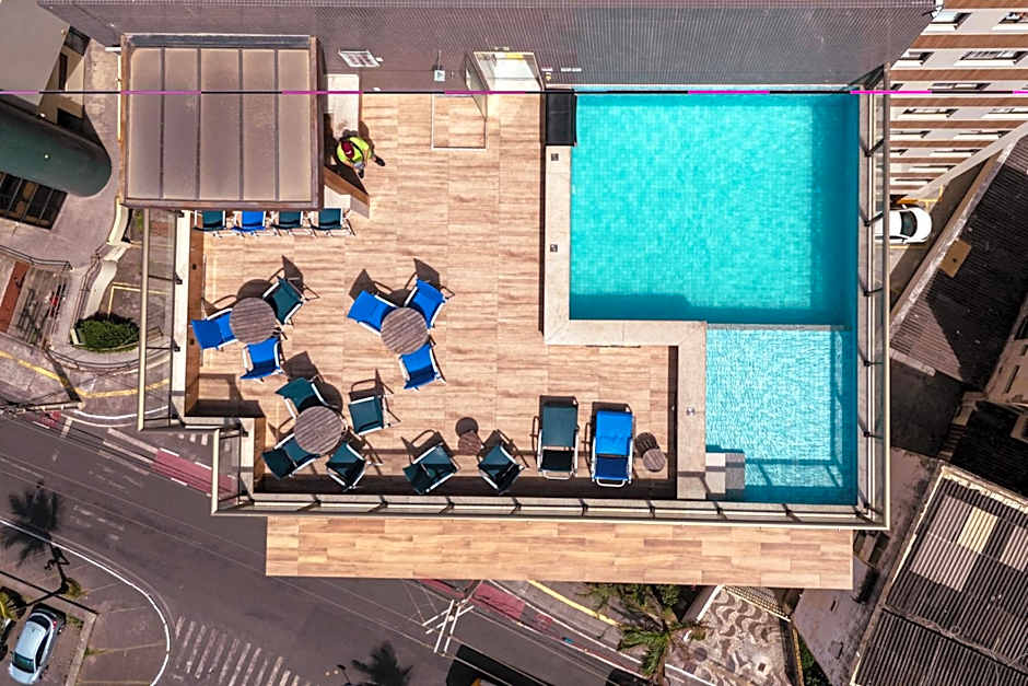 Vista mar no costa azul