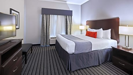 1 King Mobility Access Roll In Shower Work Desk Microwave Fridge Wi-Fi Non-Smoking Full Breakfast
