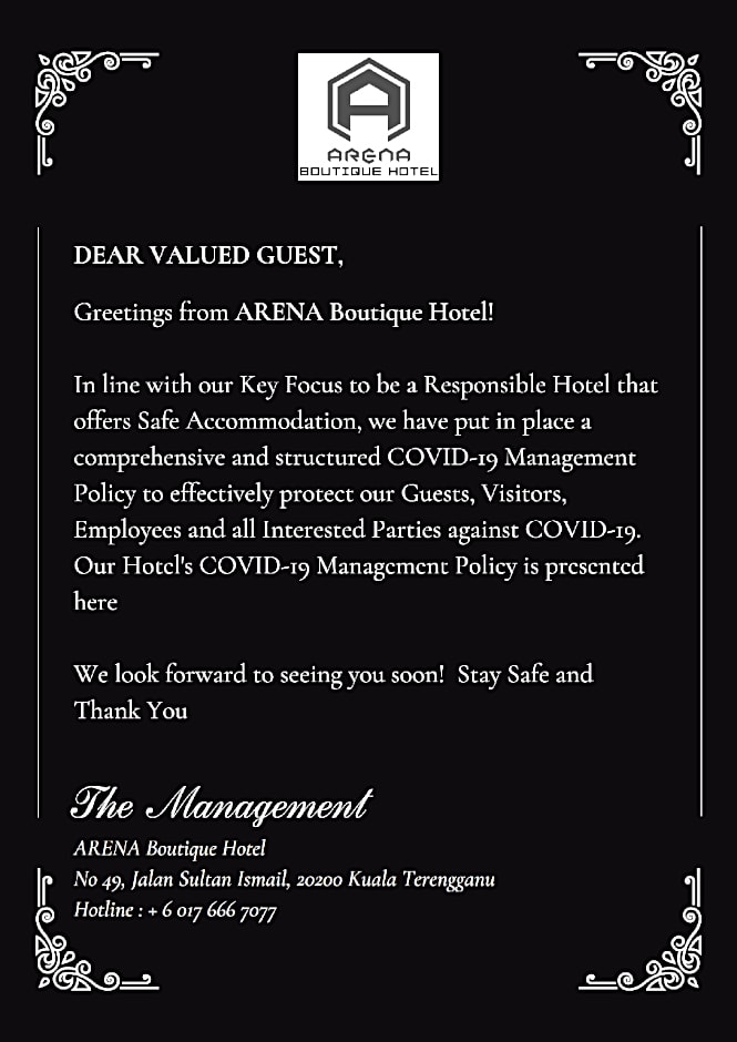 ARENA Boutique Hotel Kuala Terengganu