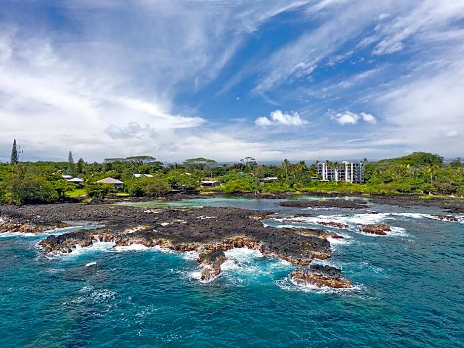 Ocean view Mauna Loa Shores Kai Ekahi #201 next to Carlsmith Beach Park Hilo HI