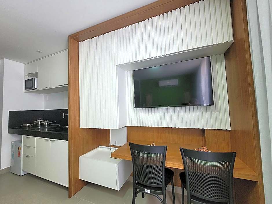 Belo flat na praia do Bessa