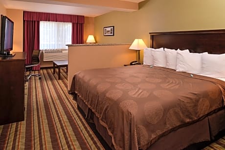 suite-1 king bed - mobility accessible, roll in shower, non-smoking, full breakfast