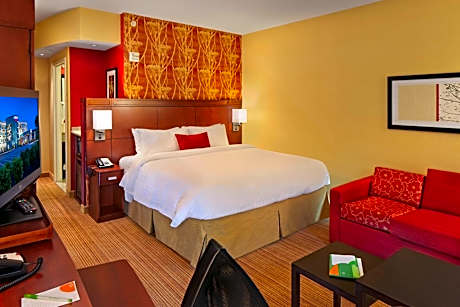 King Room with Sofa Bed and Roll-in Shower - Mobility and Hearing Accessible