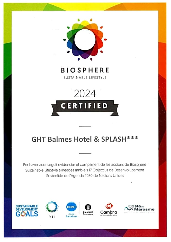 GHT Balmes, Hotel-Aparthotel&SPLASH
