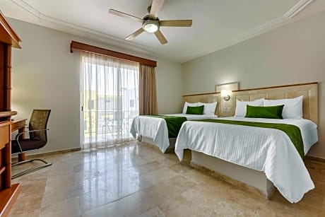 Two Double Beds - No Balcony