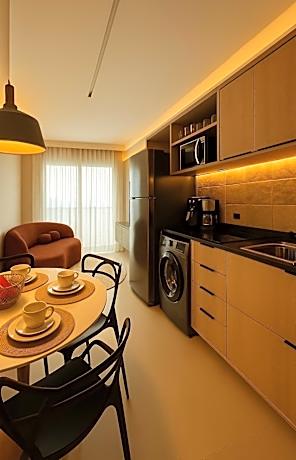 Flat Praia do Canto 2Q-2B Long Stay TRIÂNGULO DAS BERMUDAS