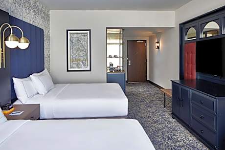Queen Room with Two Queen Beds and Shower - Mobility and Hearing Accessible