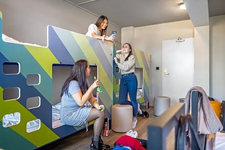 Bed in 6-Bed Female Dormitory Room