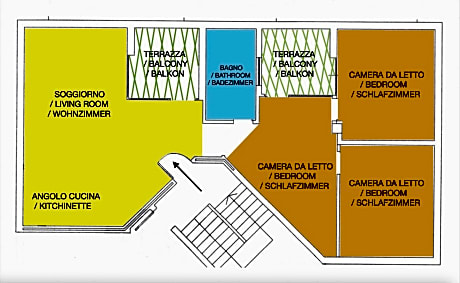 Three-Bedroom Apartment
