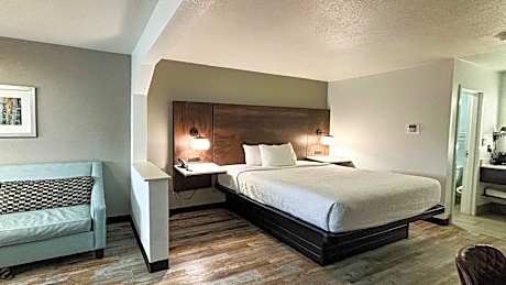 1 King Bed, Mobility Accessible, Non-Smoking, Microwave And Refrigerator