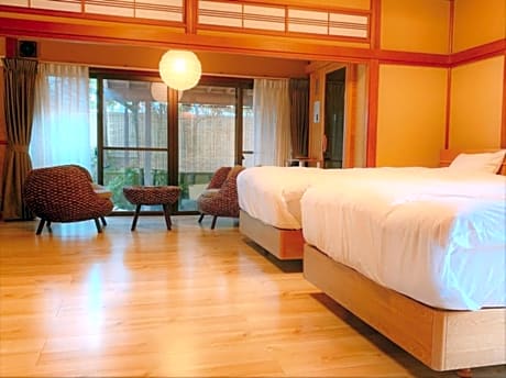 Japanese Western Room with Private Open-Air Bath +  Private Cypress Bath + Sauna(No,106)