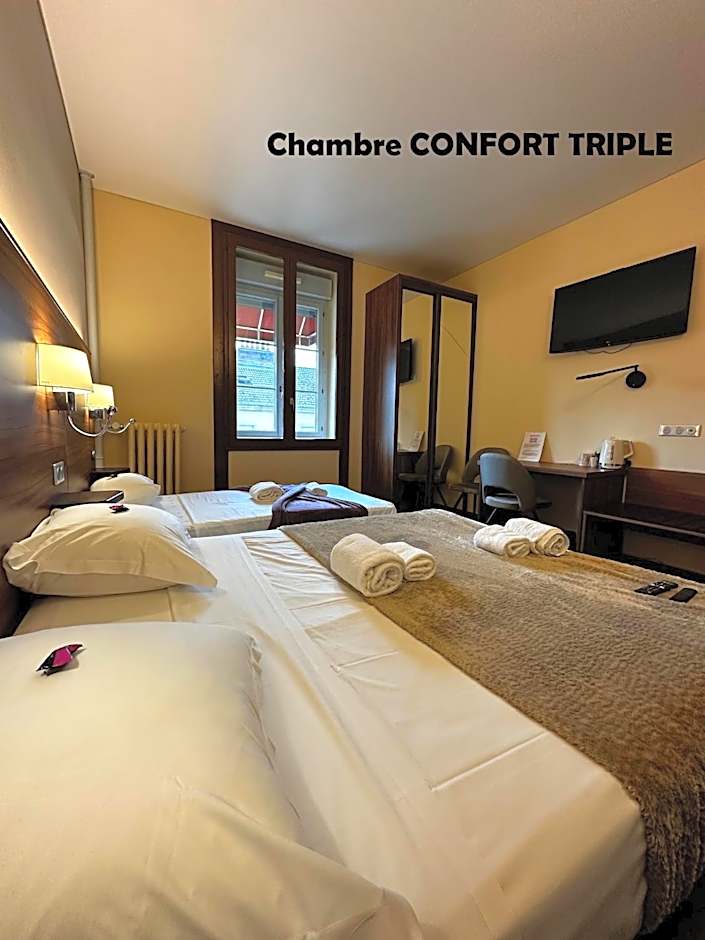 Hôtel Terminus - Pizzeria Pizz'a gogo - salle de sport - face à la gare