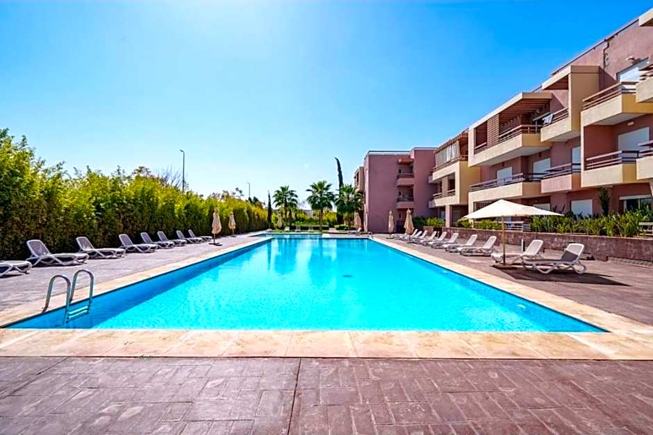 Modern 2BR Apartment with Pool & Secure Parking in Marrakech