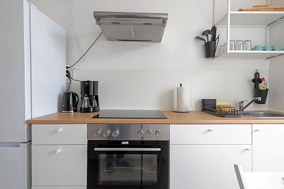Komfortable Monteursunterkunft: 4-Zimmer-Wohnung mit getrennten Betten