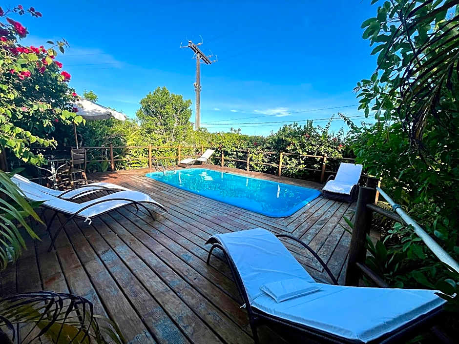 Casa com piscina e vista para a Praia do Espelho