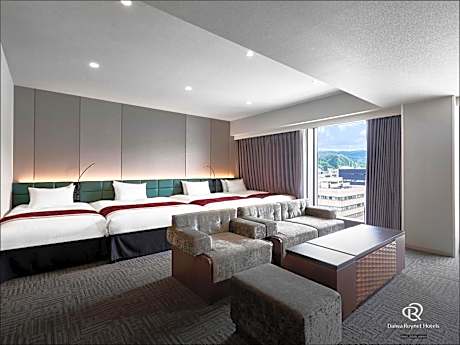 Family Quadruple Room(Single Bed×2&Extrabed×2) - Non-Smoking