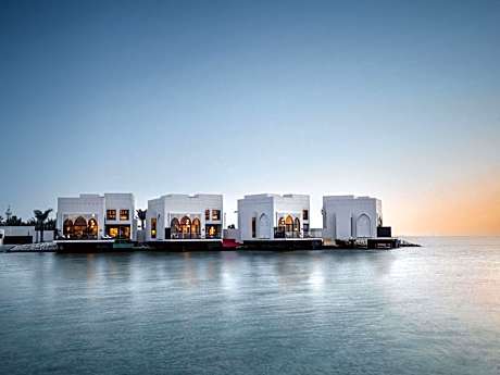 Family water villa with exclusive infinity swimming pool