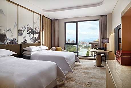 Concierge lounge access, Guest room, 2 Double, River view