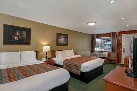 Deluxe Queen Room with Two Queen Beds and sofa