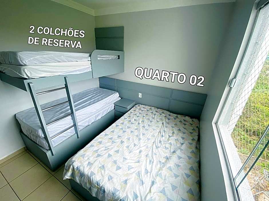 Rio Quente GO Apto 7 Pessoas 2 Qtos