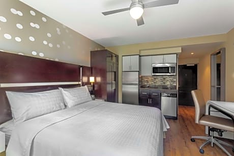 Efficiency King Studio with Sofa Bed