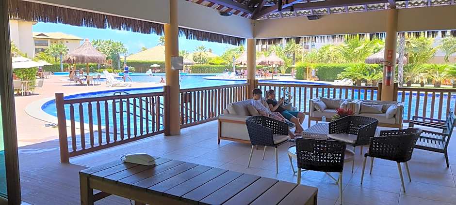 PARAÍSO FRENTE MAR - VG SUN CUMBUCO PARA 4 PESSOAS - COM HIDRO, SAUNA, PISCINA, COZINHA COMPLETA, PARQUINHO E WI-Fl