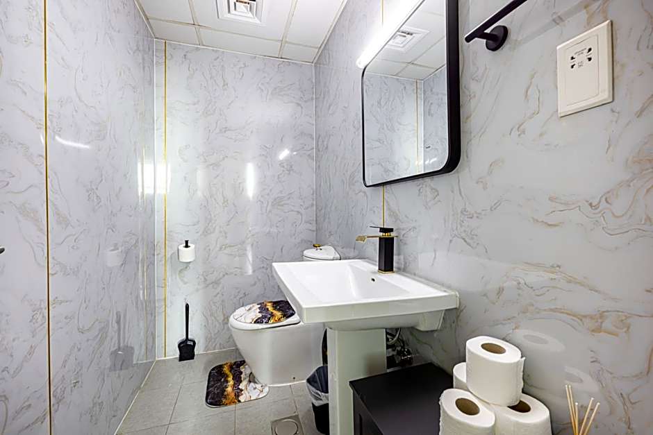 Sleek nordic style seaview condo