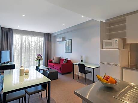 One-Bedroom Apartment with City Park View