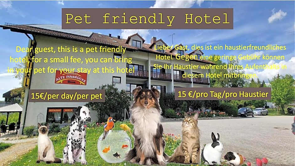 Apparthotel Alte Innbrücke-24Std-Self-Check in-Haustiere Willkommen