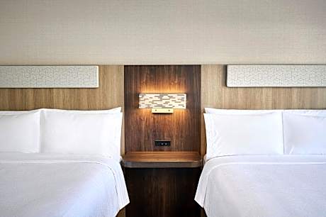 Standard Queen Room with Two Queen Beds and Walk-In Shower