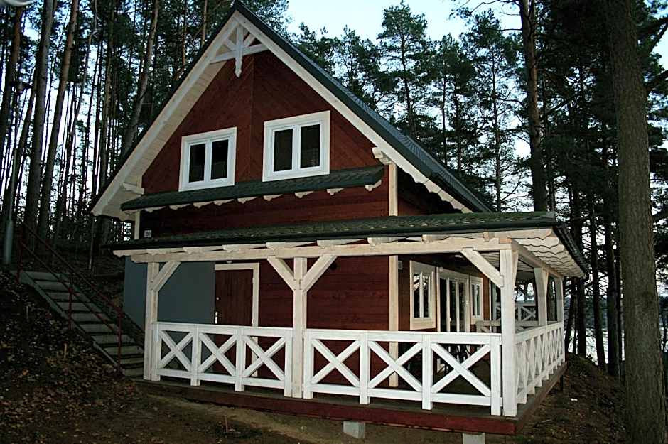 Domki Kaszuby - jezioro las i zoo w Szarlocie