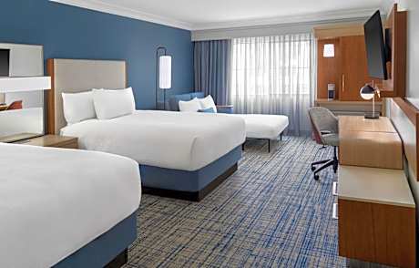 Large Queen Room with Two Queen Beds and Sofa Bed