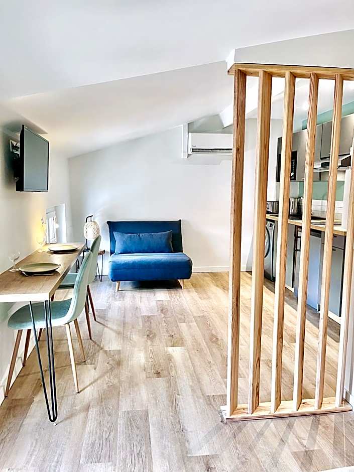 LE QUAI 5 - Studio NEUF CALME - CLIM - WiFi - Gare à 200m