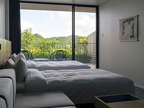 Twin Room with Terrace and Open Air Bath