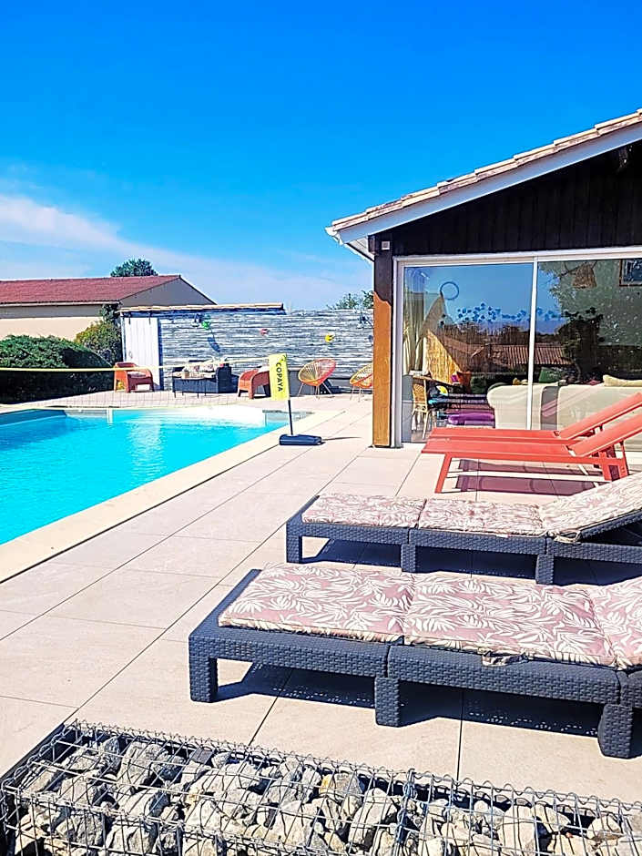 Chambre Vigne, piscine spa fitness