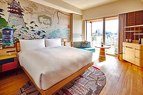 2 Twin Standard Tea House View Furnished Balcony