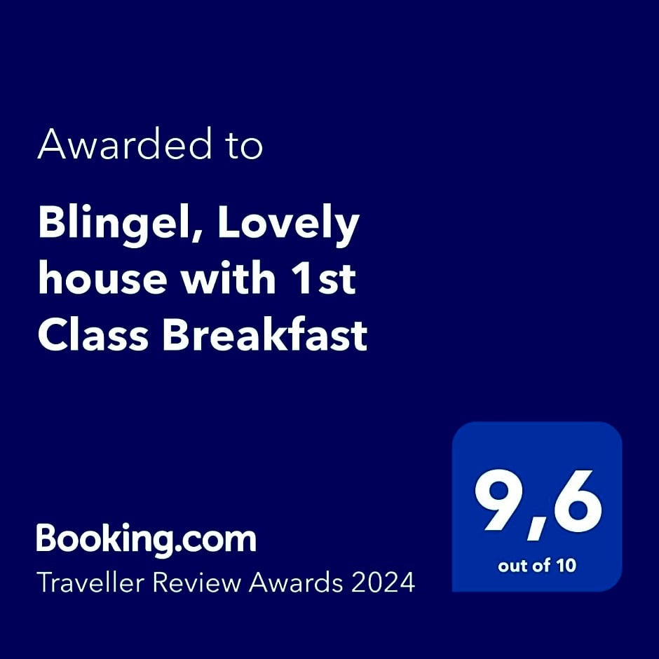 Blingel, Lovely house with 1st Class Breakfast